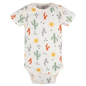 Gerber Unisex Baby 5-Pack Short Sleeve Variety Onesies Bodysuits Southwest 6-9 Months
