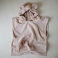 Mushie Poncho Towel For Toddlers And Kids (Blush) | Organic Terry Cotton | Ages 1-3 Years