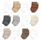 Hudson Baby Unisex Baby Cotton Rich Newborn And Terry Socks, Neutral Tones, 0-6 Months
