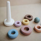 mushie Stacking Rings Toy | Made in Denmark (Rustic)