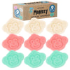 Impresa [9 Pack] Konjac Baby Bath Sponge Set For Sensitive Skin - For Safe And Natural Infant Bath Time - Baby Sponge For Bathin