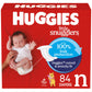 Huggies Size Newborn Diapers, Little Snugglers Baby Diapers, Size Newborn (Up To 10 Lbs), 84 Count, Packaging May Vary