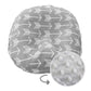 Water Resistant Removable Cover For Newborn Lounger | Unisex Gray Arrow Design | Minky Slipcover | Premium Quality Soft Wipeable