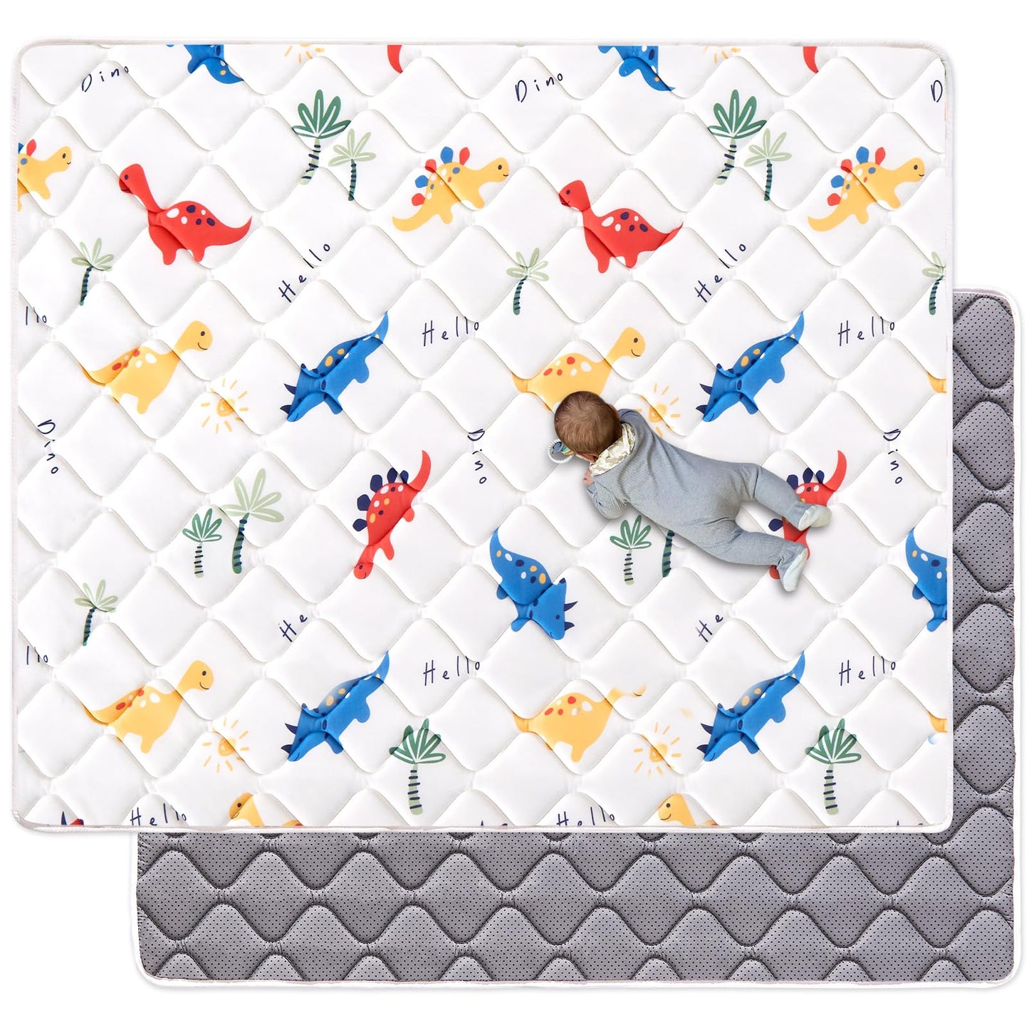 Premium Foam Baby Play Mat 79' X 71', Extra Large Activity Playmats For Babies,Toddlers, Infants, Soft Thicker Sponge Baby Mat