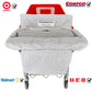 Soft Pillow Attached 2-In-1 Shopping Cart And High Chair Cover For Baby, Cotton Padded Cart Cover, Fold'N Roll Style, Portable W