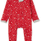 Honestbaby Sleep And Play Footed Holiday Pajamas One-Piece Sleeper Zip-Front Organic Cotton Pjs Baby Boys, Girls, Unisex, Twinkl
