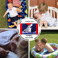 VOOVA & MOVAS Toddler Bath Towels Age 3-10,30X50, Soft | Thick | Cotton | Oversized Absorbent - Beach | Bath | Pool | Swim Tow