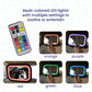 Goldbug Glow Mirror - Xl Rear-Facing Baby Car Seat Mirror With Adjustable Led Lighting & Remote Control