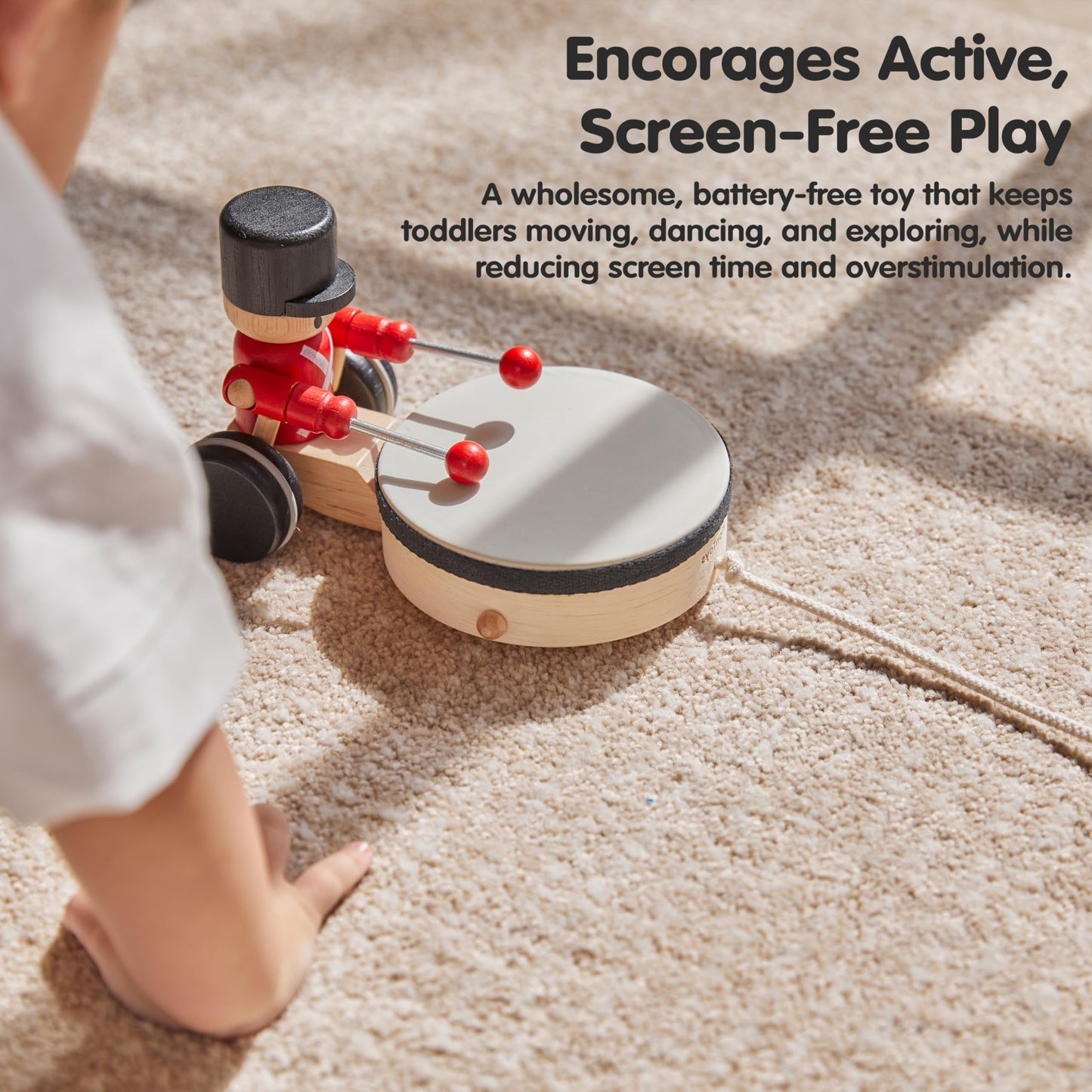 PlanToys Pull Along Drummer (5276)