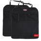 Automuko Kick Mats With Organizer - Premium Thick Waterproof Quality Seat Back Protectors - Extra Long Size With Adjustable Stra