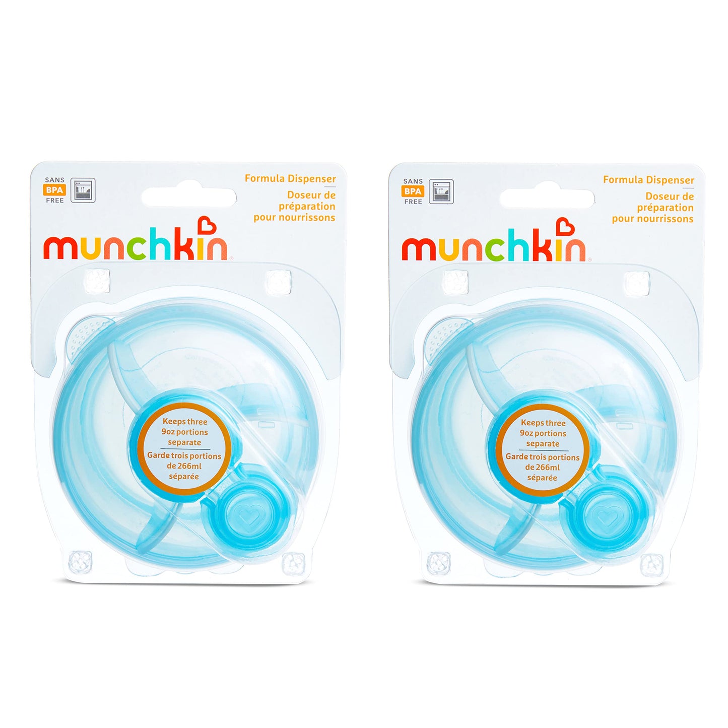 Munchkin Formula Dispenser, Blue, 2 Pack