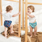 Smulpooti 8 Packs Reusable Plastic Diaper Covers And Waterproof Rubber Underwear For Toddlers For Plastic Underwear For Toddlers