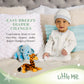 Little Me Clothes For Baby Girls' Ivory Floral Side-Snap Footie, Newborn