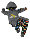 Fommy Baby Boy Clothes 9-12 Months Dinosaur Clothes For Baby Boy Clothes Hoodies + Pants Outfit Winter 2Pcs Set Gifts