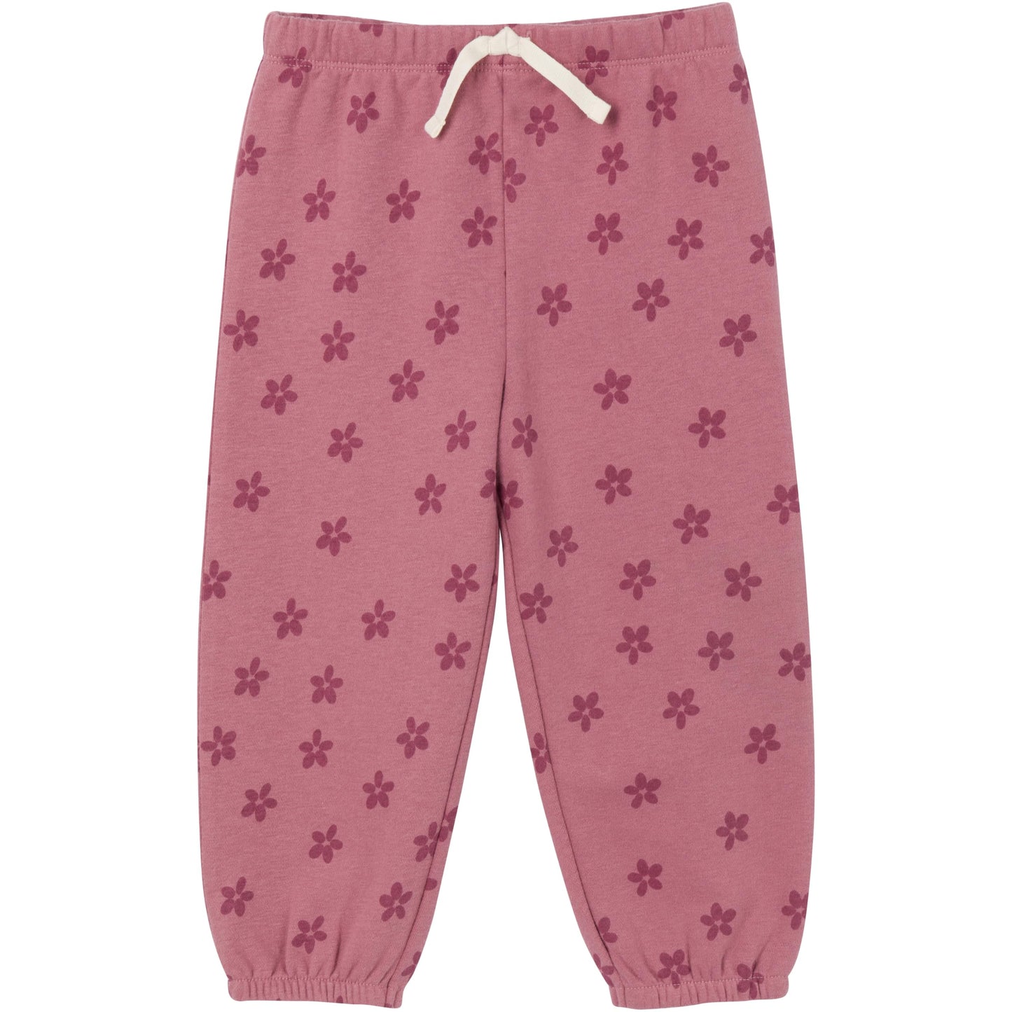 Gerber Baby Girls Toddler 2-Piece Fleece Sweatshirt And Jogger Set, Daisies, 4T