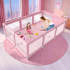 Pink Large Baby Playpen, Playpen 74X50 For Girl, Large Baby Play Yards Indoor & Outdoor, Sturdy Safety Baby Girls Play Pen With