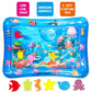 Zhuynxir Infant Toy, Tummy Baby Toys, Inflatable Play Mat Water Cushion Baby Water Mat, Fun Early Development Activity Play Cent