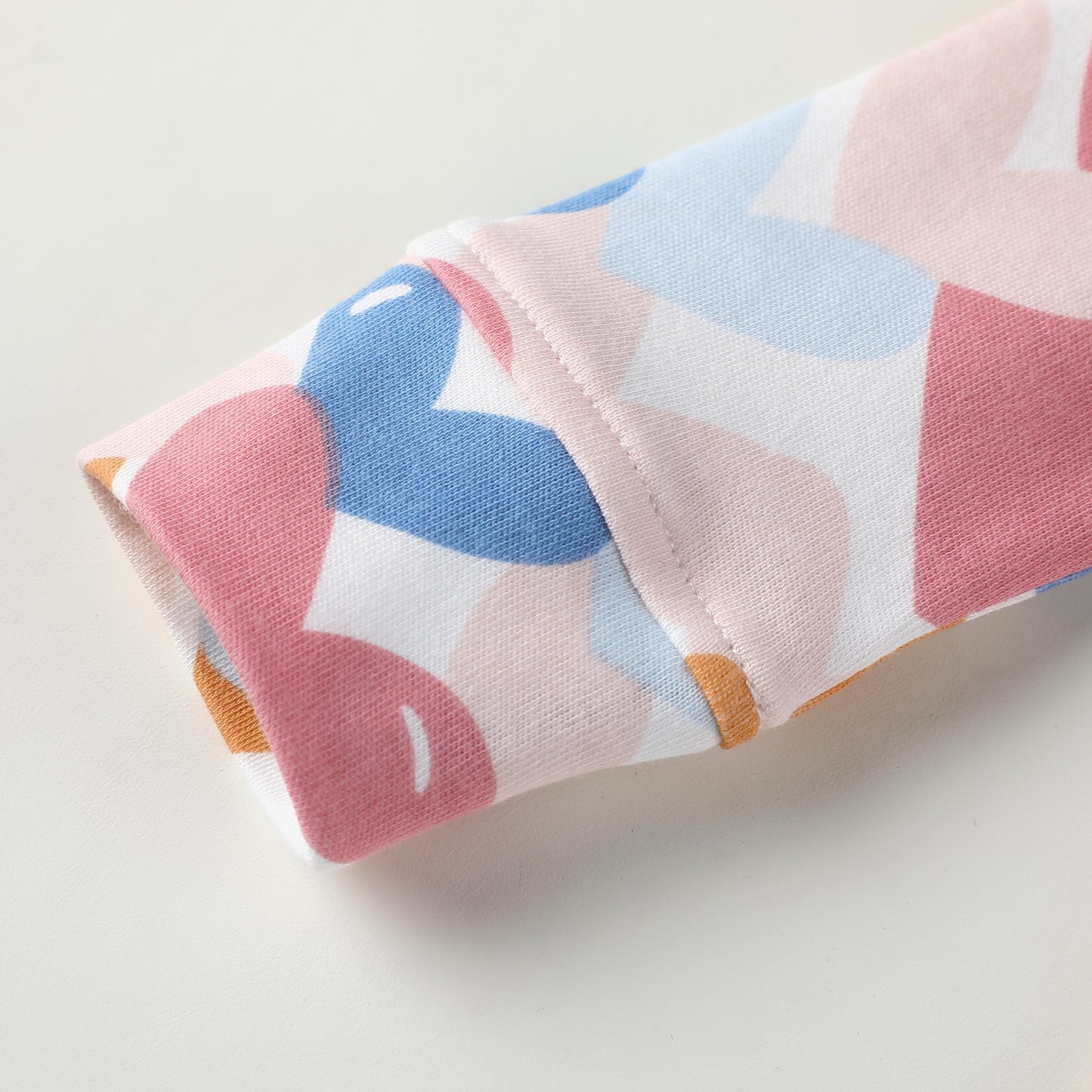 Owlivia Organic Cotton Baby Boy Girl Zip Up Sleep N Play, Footless, Long Sleeve(3-6 Months, Colorful Heart)