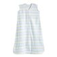 HALO Sleepsack Micro-Fleece Wearable Blanket, TOG 1.0, Multi Stripe Blue, Medium