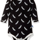 Kickee Pants Baby Print Long Sleeve One Piece Prd-Kpo116-Mnffe, Midnight Falling Feather, 18-24 Months
