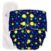 Mylo Leak-Proof Baby Cloth Diaper Combo (1 Diapers + 1 Inserts) | Free Size (3M-3Y) | High Absorption | Quick Dry | Oeko-Tex Cer
