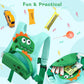 Dr.Meter 3 In 1 Toddler Harness Leash + 8.2Ft Anti Lost Wrist Link, Cute Dinosaur Kids Safety Harness Tether With Key Lock, Chil