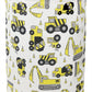 Hkec Round Laundry Basket,Kids Dirty Clothes Laundry Hamper For Boys, Toys Construction Storage Basket For Playroom,Gift Baskets