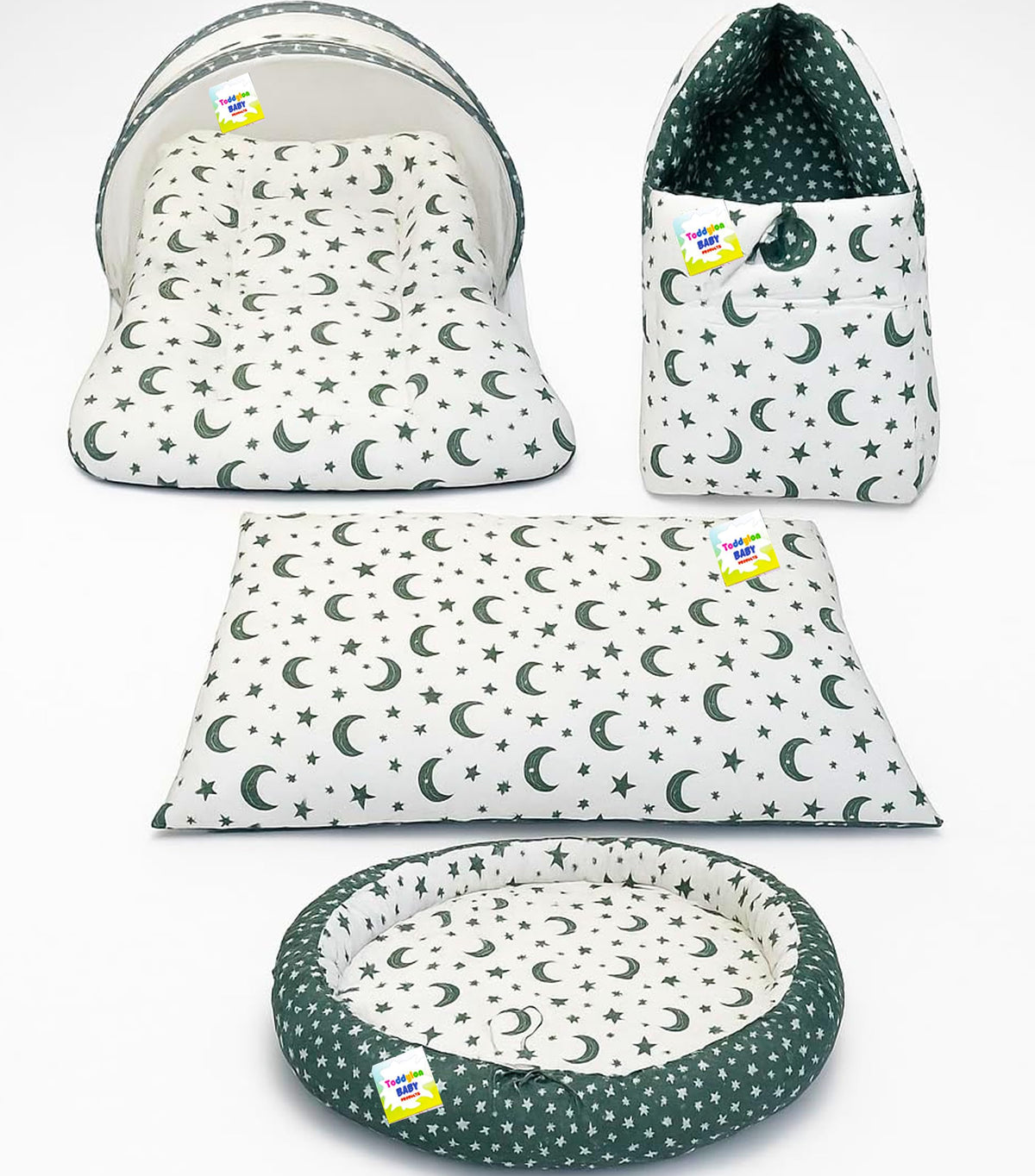 Toddylon New Born Baby Bedding Set (06 Months) (4 Pcs Set)