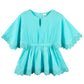 Gerber Baby Girl'S Standard Toddler Kaftan Swim Cover Up, Aqua, 0-3 Months