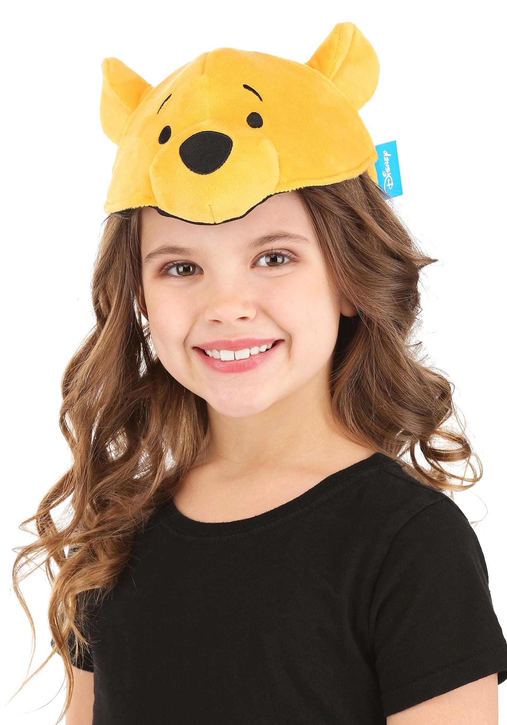 Fun Costumes Disney Plush Winnie The Pooh Headband - Soft Velour Ears, Officially Licensed Costume Accessory - Yellow