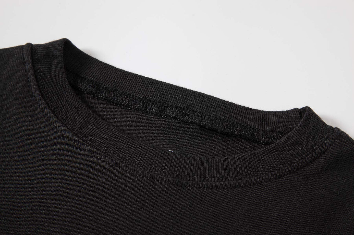 Boys Girls Kids Jammiess Solid Colors 2 Piece Jammies Set Cotton Toddler Black Size 2T