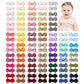 Yhxx Ylen Baby Hair Bows For Girls Mini Fully Lined Hair Bows Grosgrain Ribbon 1.2' Tiny Baby Hair Clips For Baby Girls Infant