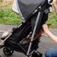 Summer Infant 3Dlite ST Convenience Stroller, Black & Gray - Lightweight Stroller with Steel Frame, Large Seat Area, Multi-Posit