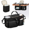Prokva Parent Console Stroller Organizer Compatible With Wonderfold W2&W4&X, Wagon Stroller Caddy With 2 Insulated Cup Holders,