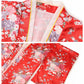 Cutey May Japanese Traditional Dress For Girls Costume Kimono For Kids Set (Red, 10-12Years(150Cm))
