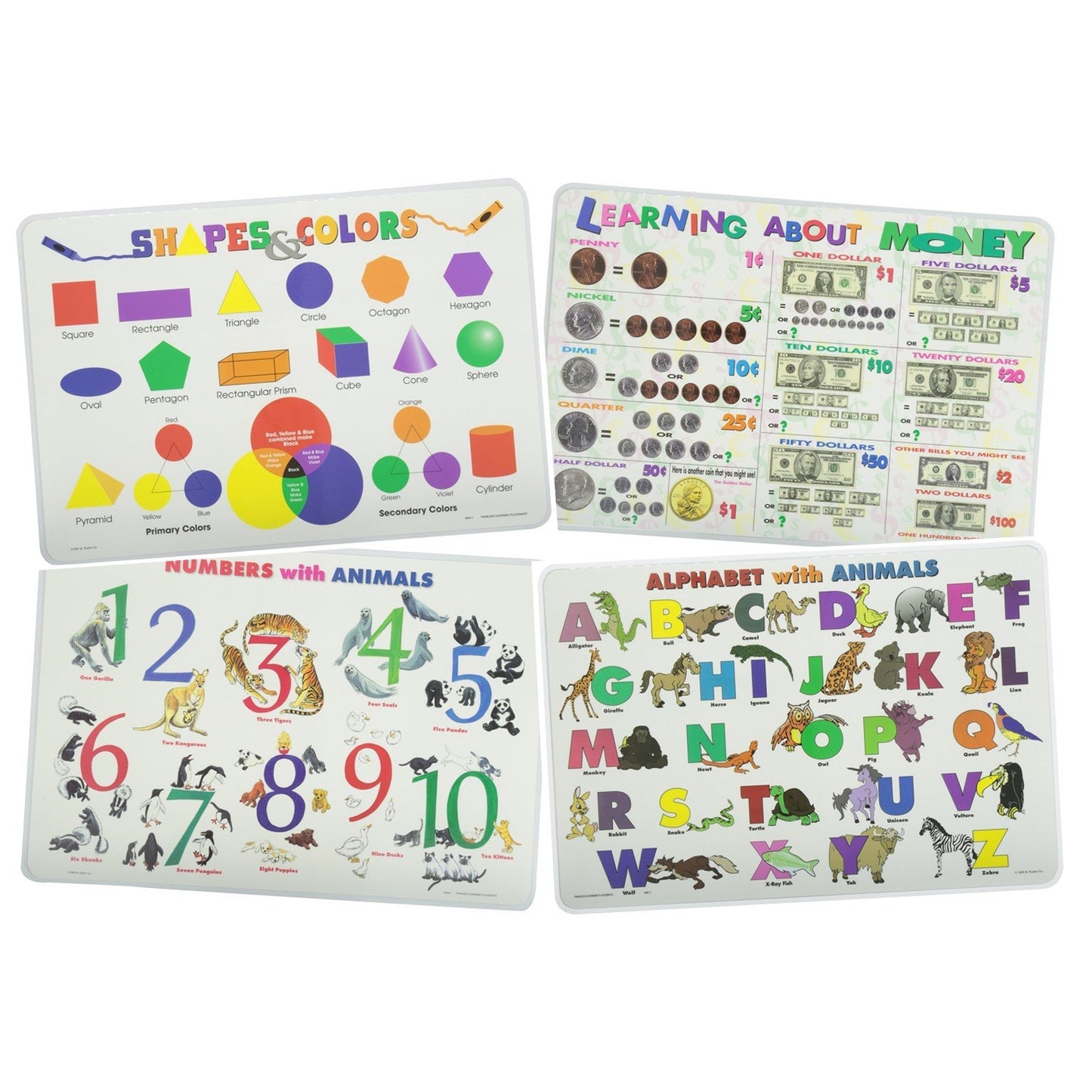 Painless Learning Place Mats