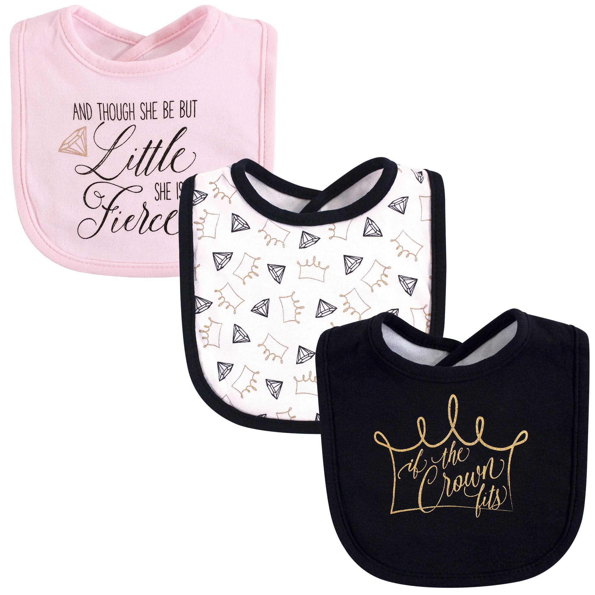 Yoga Sprout Cotton Drooler Bibs, 3 Pack, Crown – WBCBBB07KQVHSFY