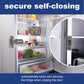 2-Pack Child Proof Fridge Lock - Refrigerator Lock For Kids, No Tools Required, Freezer Latch To Keep Door Closed For Toddlers,