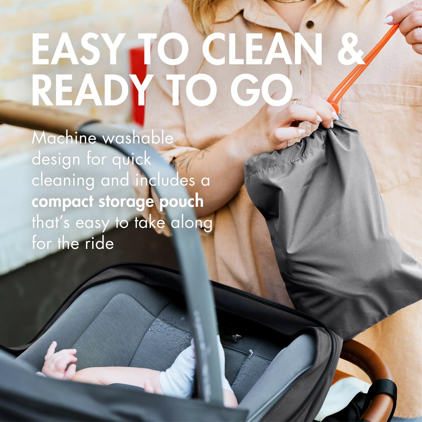 Boon Morph Baby Car Seat Cover And Car Seat Canopy - Water Resistant Car Seat Covers For Babies - Machine Washable - 1 Size Fits