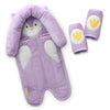 GoldBug Deluxe 2-in-1 Duo Head Support + Matching Strap Covers for Baby and Infant Car Seats - Owl