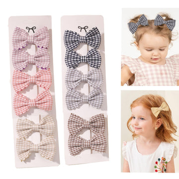 Hjiaruiky 12 Pcs Hair Bows For Girls Toddler Hair Clips Cute Baby Hair Clips Bows Hairpins Hair Accessories For Little Baby Girl