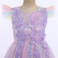 Ibtom Castle Girls Pageant Dress Princess Tulle Dress Birthday Party Father 'S Daughter Dance Dress Mother 'S Day Carnival Long