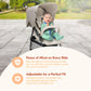 Hauck Lightweight And Compact Travel Baby/Toddler Foldable Stroller, Sport, Beige
