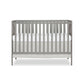 Dream On Me Synergy 5-In-1 Convertible Crib In Cool Grey, JPMA & Greenguard Gold Certified, Constructed out of solid reclaimed N