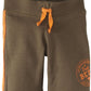 Burt'S Bees Baby Baby Boys' Racing Stripe Shorts (Baby) - Olive Sprig - 3-6 Months