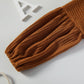 Baby Girls Loose Long Lantern Sleeve Knit Sweater Fall Winter Warm Crewneck Pullover Tops Outfits Clothes Brown, 3-4T