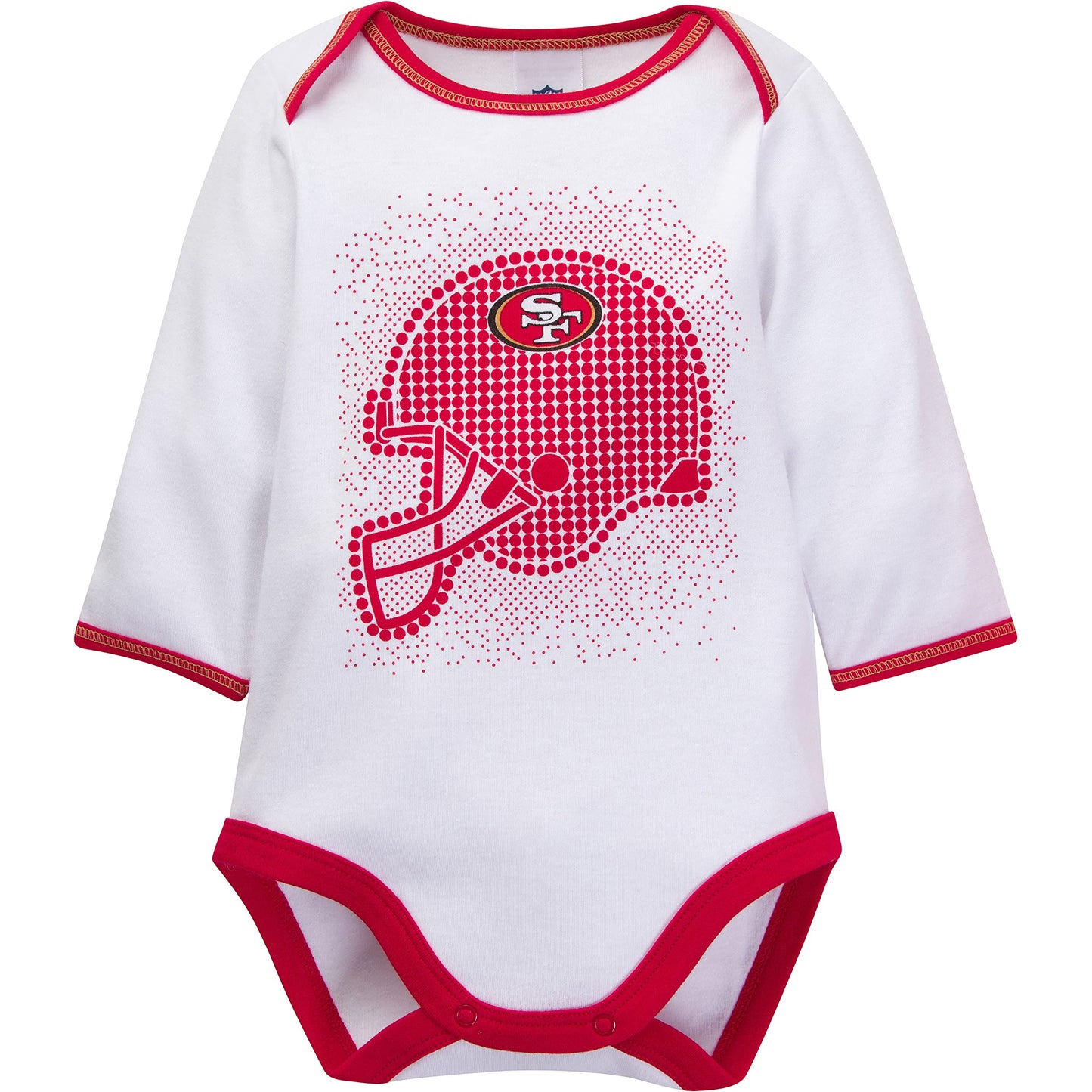 Gerber Nfl Baby Boys 3 Pack Bodysuit Registry Gift Set Girls Footed Pant And Cap, Team Color, 3-6 Months Us