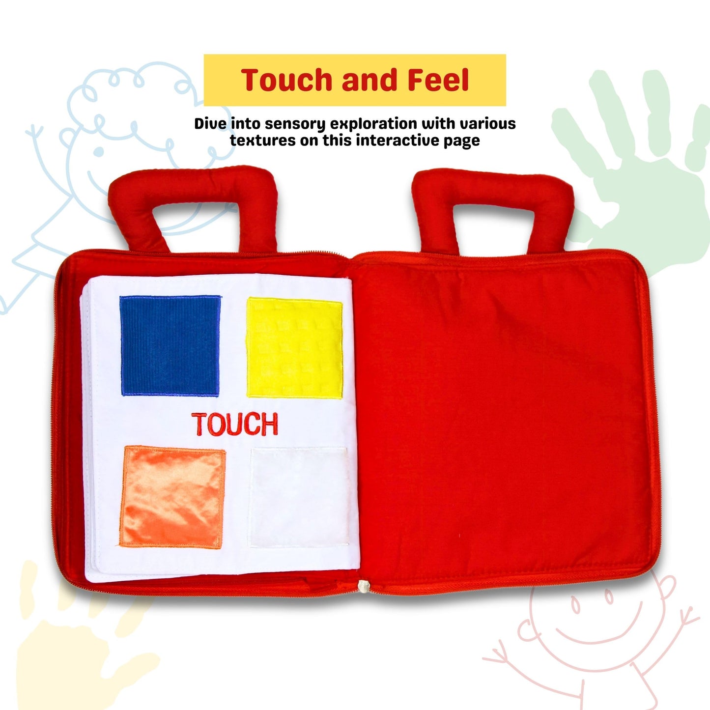 My Quiet Book by Pockets of Learning Montessori Basic Life Skills Activity Toy | Interactive Early Education Preschool Activity