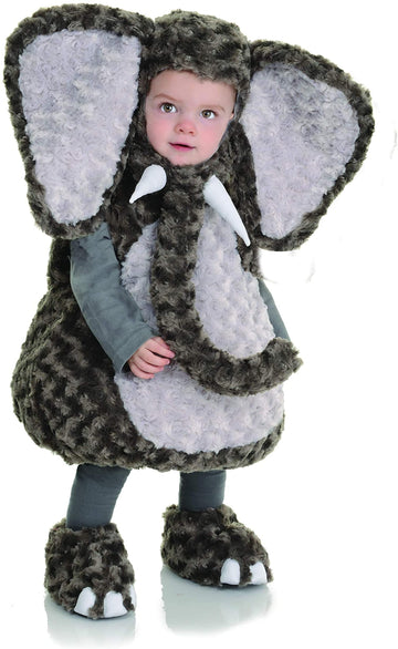 Underwraps Kid'S Toddler'S Elephant Belly Babies Costume Childrens Costume, Gray, Extra Small