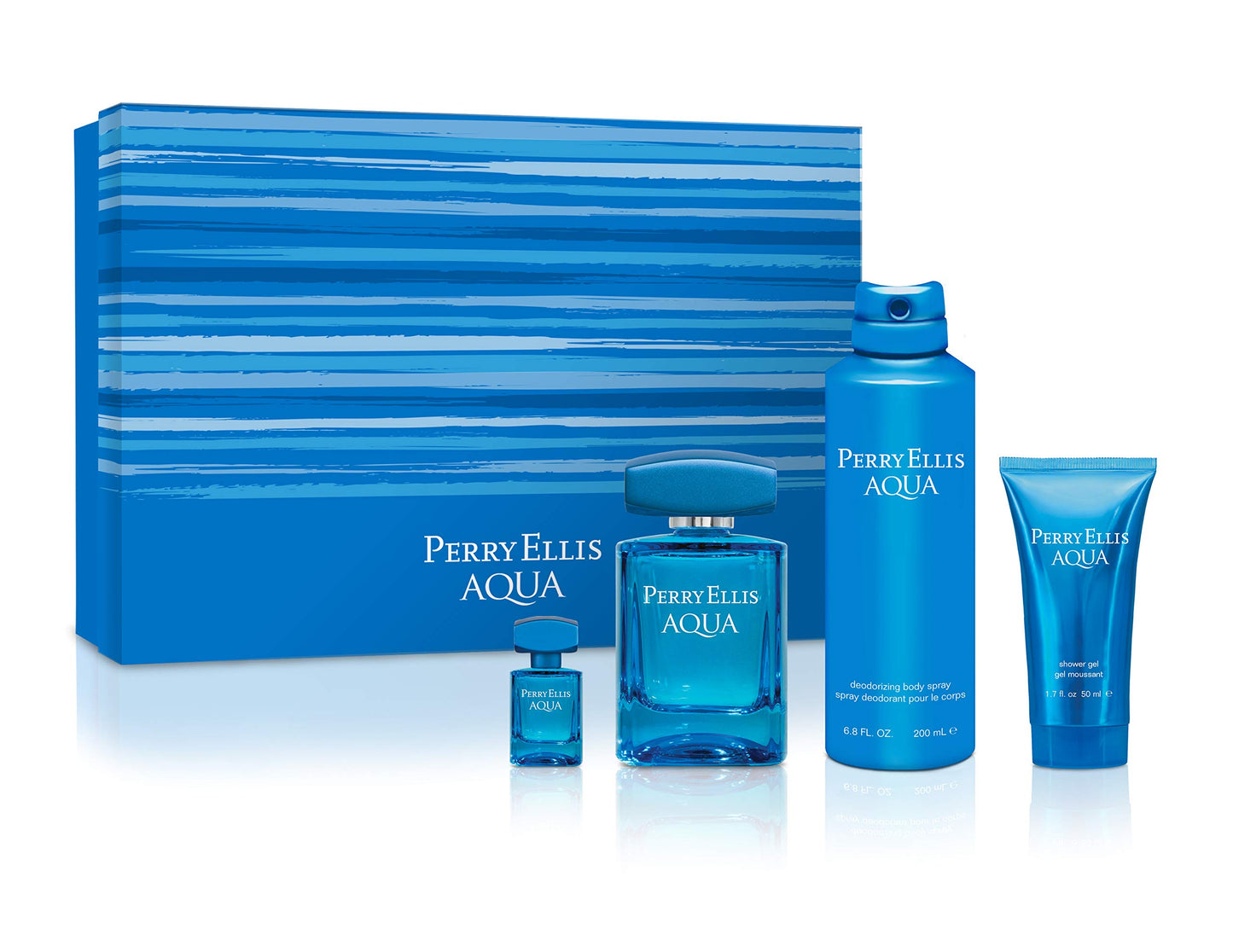 Perry Ellis Aqua for Men 4-Piece Gift Set